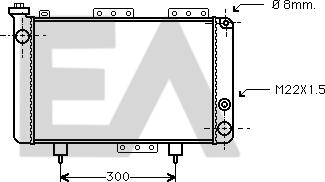 EACLIMA 31R60004 - Radiator, mühərrikin soyudulması furqanavto.az