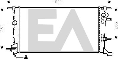 EACLIMA 31R60001 - Radiator, mühərrikin soyudulması furqanavto.az
