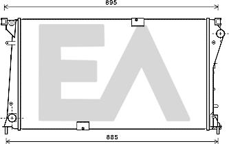 EACLIMA 31R60002 - Radiator, mühərrikin soyudulması furqanavto.az