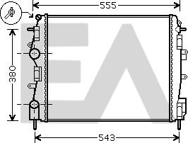 EACLIMA 31R60146 - Radiator, mühərrikin soyudulması furqanavto.az