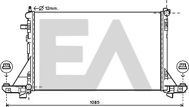 EACLIMA 31R60159 - Radiator, mühərrikin soyudulması furqanavto.az