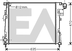 EACLIMA 31R60150 - Radiator, mühərrikin soyudulması furqanavto.az