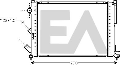 EACLIMA 31R60101 - Radiator, mühərrikin soyudulması furqanavto.az