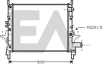 EACLIMA 31R60108 - Radiator, mühərrikin soyudulması furqanavto.az