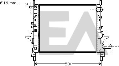 EACLIMA 31R60111 - Radiator, mühərrikin soyudulması furqanavto.az