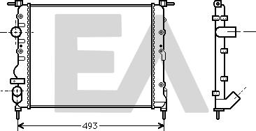 EACLIMA 31R60112 - Radiator, mühərrikin soyudulması furqanavto.az