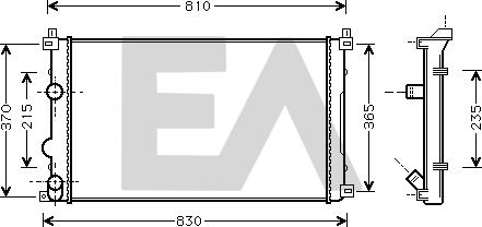 EACLIMA 31R60139 - Radiator, mühərrikin soyudulması furqanavto.az