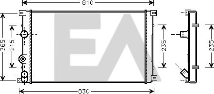 EACLIMA 31R60128 - Radiator, mühərrikin soyudulması furqanavto.az