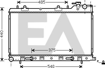 EACLIMA 31R68046 - Radiator, mühərrikin soyudulması furqanavto.az