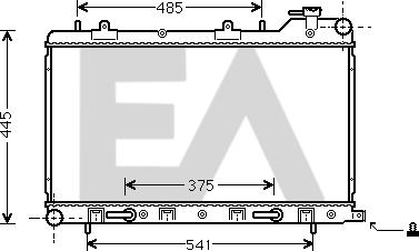 EACLIMA 31R68040 - Radiator, mühərrikin soyudulması furqanavto.az