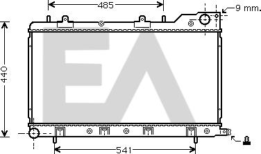 EACLIMA 31R68039 - Radiator, mühərrikin soyudulması furqanavto.az