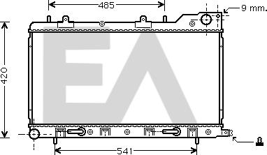 EACLIMA 31R68024 - Radiator, mühərrikin soyudulması furqanavto.az