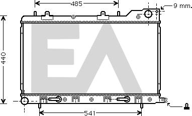 EACLIMA 31R68027 - Radiator, mühərrikin soyudulması furqanavto.az