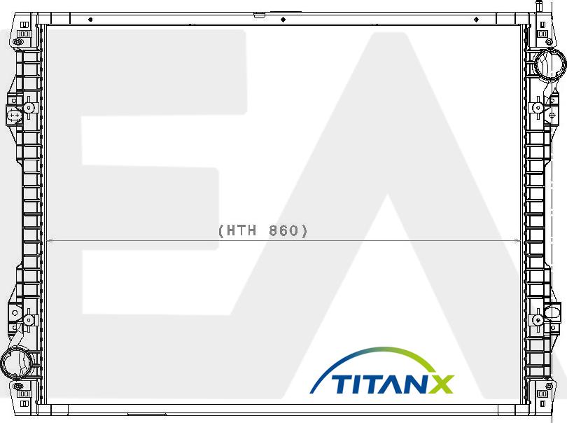 EACLIMA 31R63010T - Radiator, mühərrikin soyudulması furqanavto.az