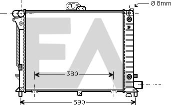 EACLIMA 31R62019 - Radiator, mühərrikin soyudulması furqanavto.az