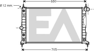 EACLIMA 31R62017 - Radiator, mühərrikin soyudulması furqanavto.az