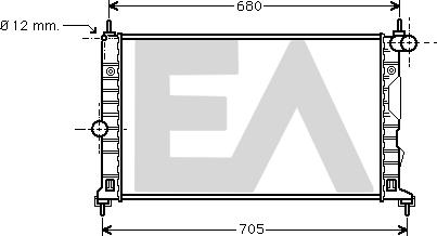 EACLIMA 31R62020 - Radiator, mühərrikin soyudulması furqanavto.az