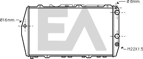 EACLIMA 31R02017 - Radiator, mühərrikin soyudulması furqanavto.az