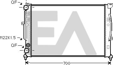 EACLIMA 31R02087 - Radiator, mühərrikin soyudulması furqanavto.az