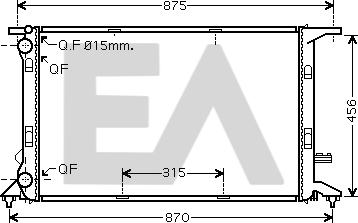 EACLIMA 31R02102 - Radiator, mühərrikin soyudulması furqanavto.az