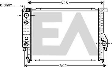 EACLIMA 31R07042 - Radiator, mühərrikin soyudulması furqanavto.az