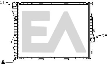 EACLIMA 31R07087 - Radiator, mühərrikin soyudulması furqanavto.az