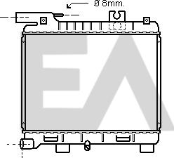 EACLIMA 31R07022 - Radiator, mühərrikin soyudulması furqanavto.az