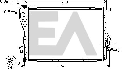 EACLIMA 31R07141 - Radiator, mühərrikin soyudulması furqanavto.az