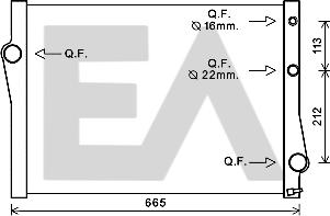EACLIMA 31R07150 - Radiator, mühərrikin soyudulması furqanavto.az