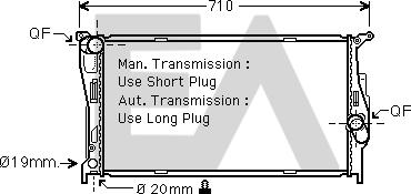 EACLIMA 31R07139 - Radiator, mühərrikin soyudulması furqanavto.az