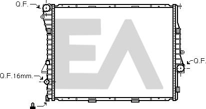 EACLIMA 31R07131 - Radiator, mühərrikin soyudulması furqanavto.az