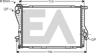 EACLIMA 31R07128 - Radiator, mühərrikin soyudulması furqanavto.az