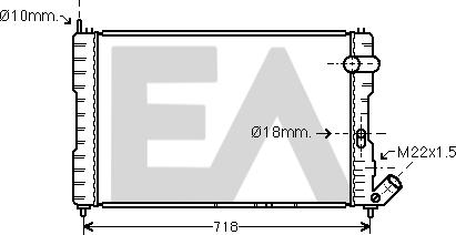 EACLIMA 31R10047 - Radiator, mühərrikin soyudulması furqanavto.az