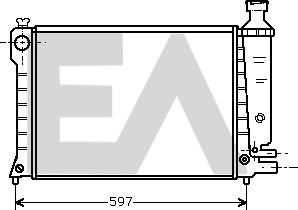 EACLIMA 31R10009 - Radiator, mühərrikin soyudulması furqanavto.az