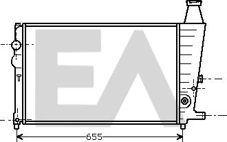 EACLIMA 31R10006 - Radiator, mühərrikin soyudulması furqanavto.az