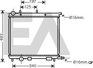 EACLIMA 31R10001 - Radiator, mühərrikin soyudulması furqanavto.az