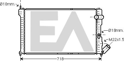 EACLIMA 31R10014 - Radiator, mühərrikin soyudulması furqanavto.az