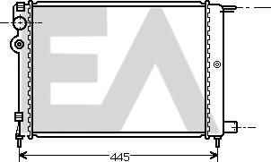 EACLIMA 31R10016 - Radiator, mühərrikin soyudulması furqanavto.az