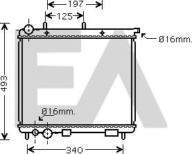 EACLIMA 31R10034 - Radiator, mühərrikin soyudulması furqanavto.az