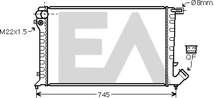 EACLIMA 31R10036 - Radiator, mühərrikin soyudulması furqanavto.az