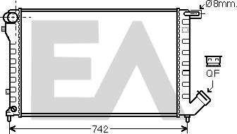 EACLIMA 31R10037 - Radiator, mühərrikin soyudulması furqanavto.az