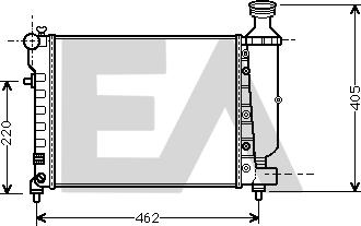 EACLIMA 31R10101 - Radiator, mühərrikin soyudulması furqanavto.az