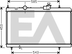 EACLIMA 31R10103 - Radiator, mühərrikin soyudulması furqanavto.az