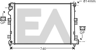 EACLIMA 31R10102 - Radiator, mühərrikin soyudulması furqanavto.az