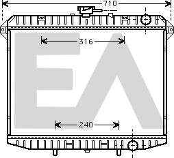 EACLIMA 31R18069 - Radiator, mühərrikin soyudulması furqanavto.az