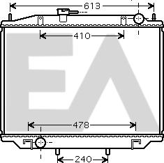 EACLIMA 31R18007 - Radiator, mühərrikin soyudulması furqanavto.az