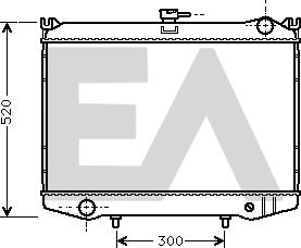 EACLIMA 31R18015 - Radiator, mühərrikin soyudulması furqanavto.az