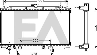 EACLIMA 31R18080 - Radiator, mühərrikin soyudulması furqanavto.az