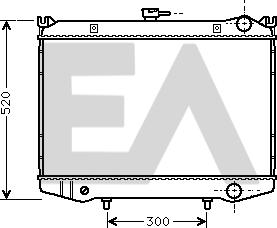 EACLIMA 31R18025 - Radiator, mühərrikin soyudulması furqanavto.az