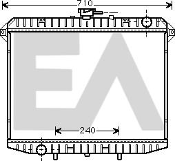 EACLIMA 31R18072 - Radiator, mühərrikin soyudulması furqanavto.az
